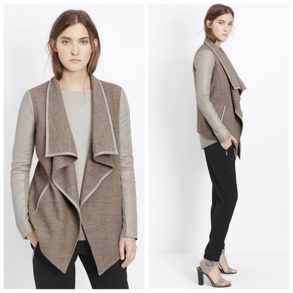Vince Wool Drape Jacket